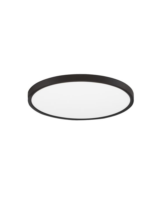 DIX Black 40cm Ultra-Slim LED Ceiling Light with Selectable CCT - ID 14582