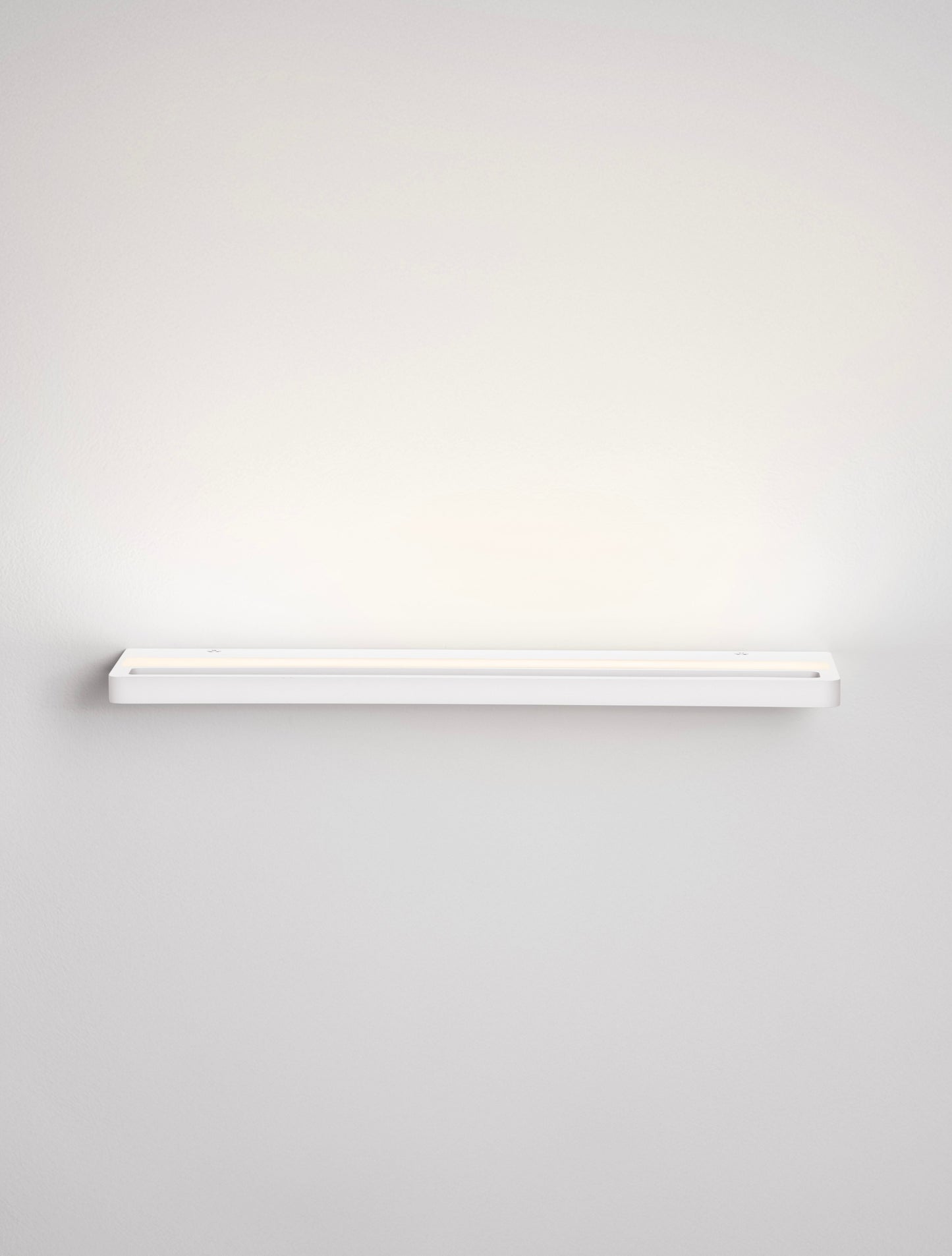 ALO Sandy White Sleek Decorative Wall Light With Gully Detail - ID 14822