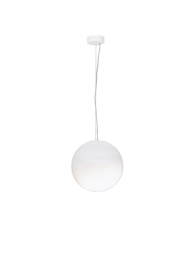 BOL Medium 30cm Ethereal Gradient White Glass Pendant  - ID 14129
