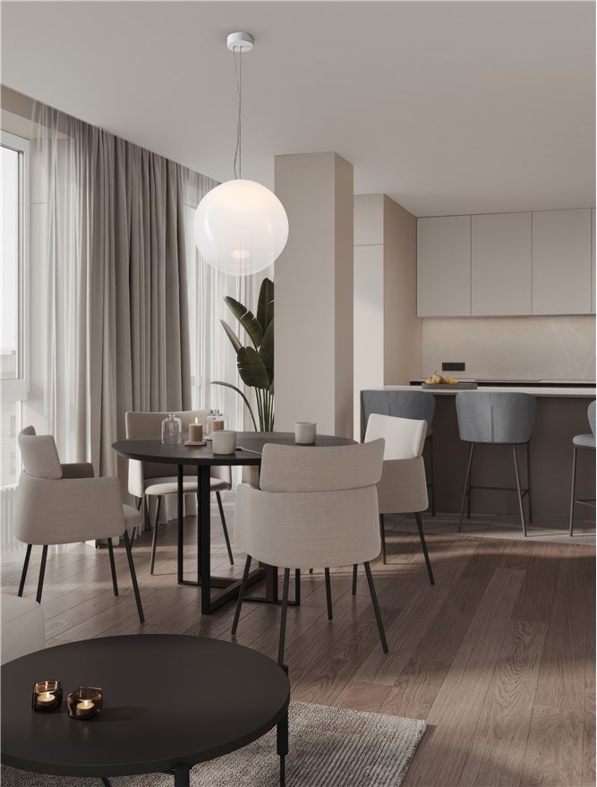 BOL Large 40cm Ethereal Gradient White Glass Pendant  - ID 14130