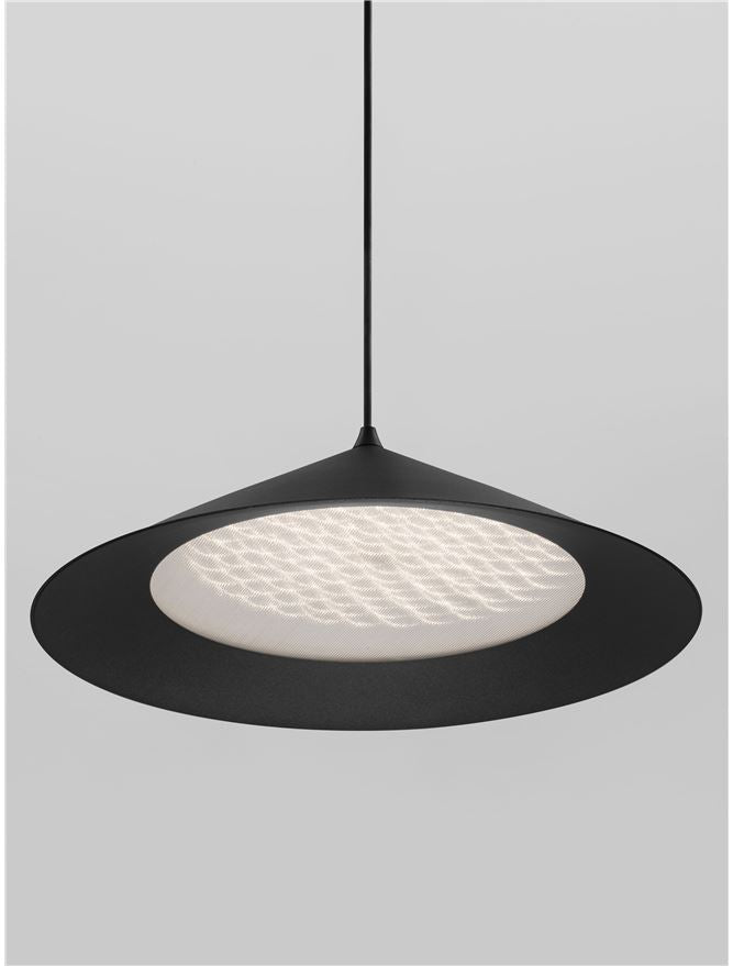 ARI Black Metal Prismatic LED Pendant - ID 14493