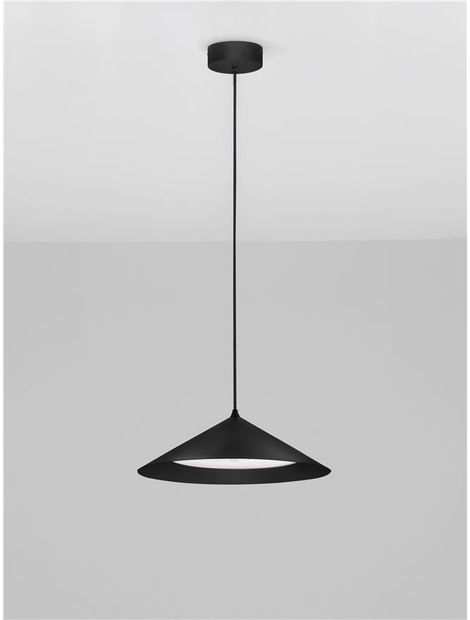 ARI Black Metal Prismatic LED Pendant - ID 14493