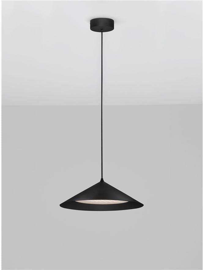 ARI Black Metal Prismatic LED Pendant - ID 14493