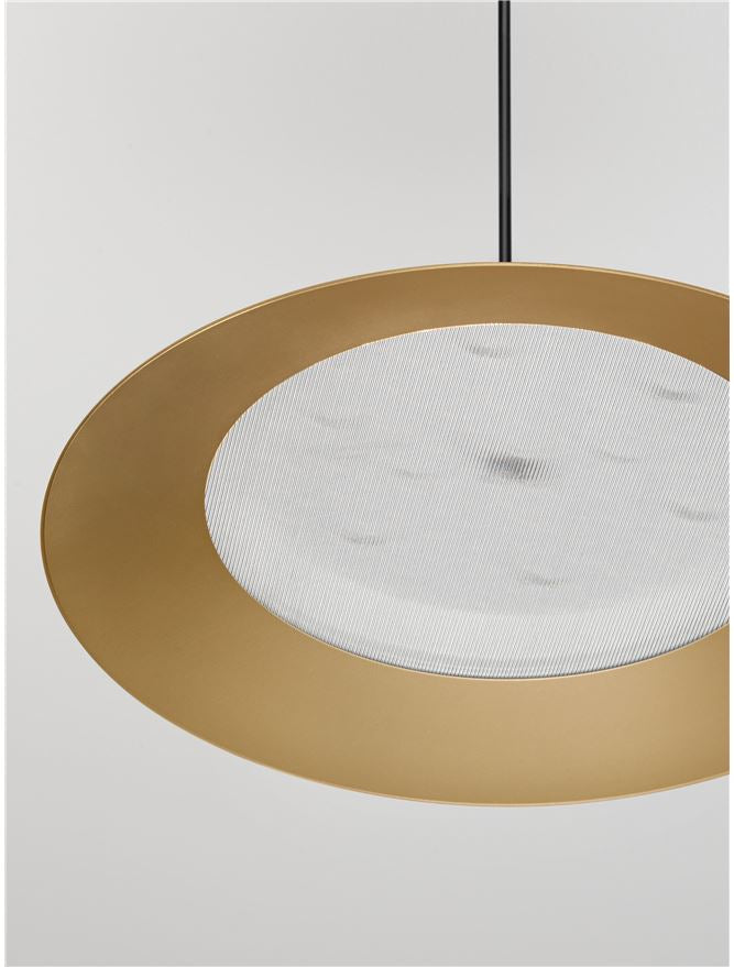 ARI Gold Metal Prismatic LED Pendant - ID 14494