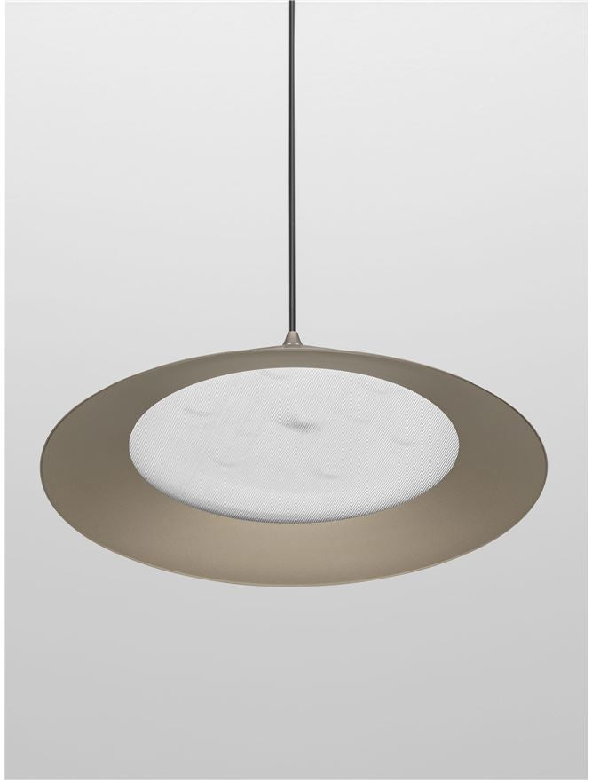 ARI Matt Silver Metal Prismatic LED Pendant - ID 14495