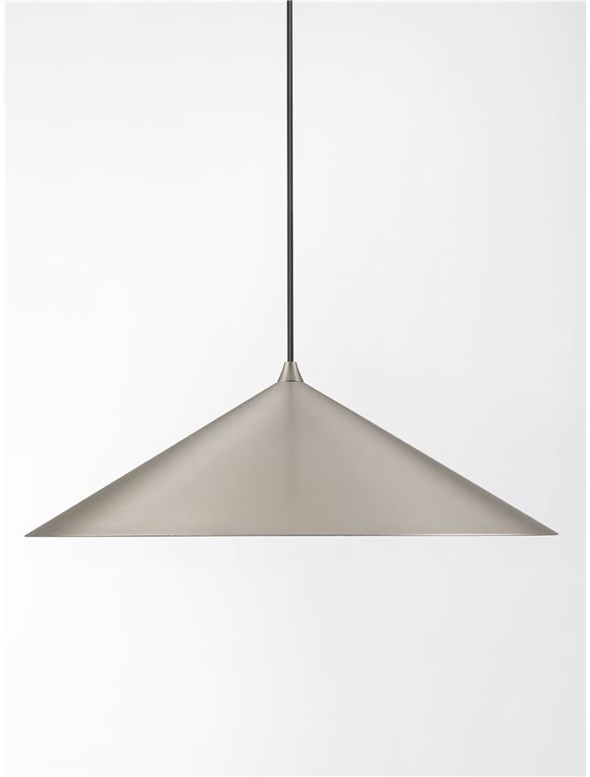 ARI Matt Silver Metal Prismatic LED Pendant - ID 14495
