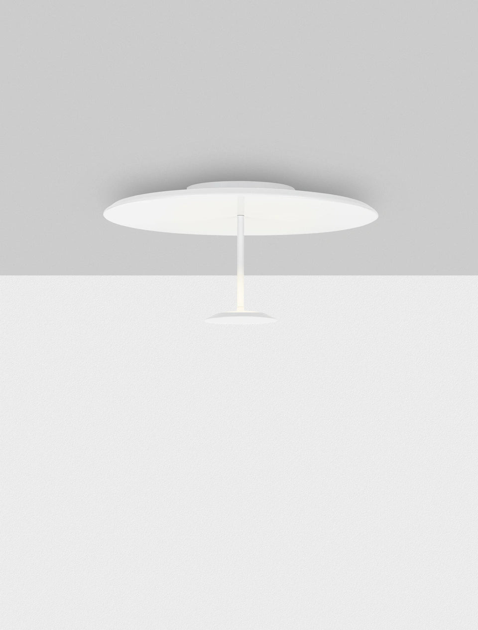 IMA Sandy White Medium Semi-Flush Ceiling Light - ID 14817