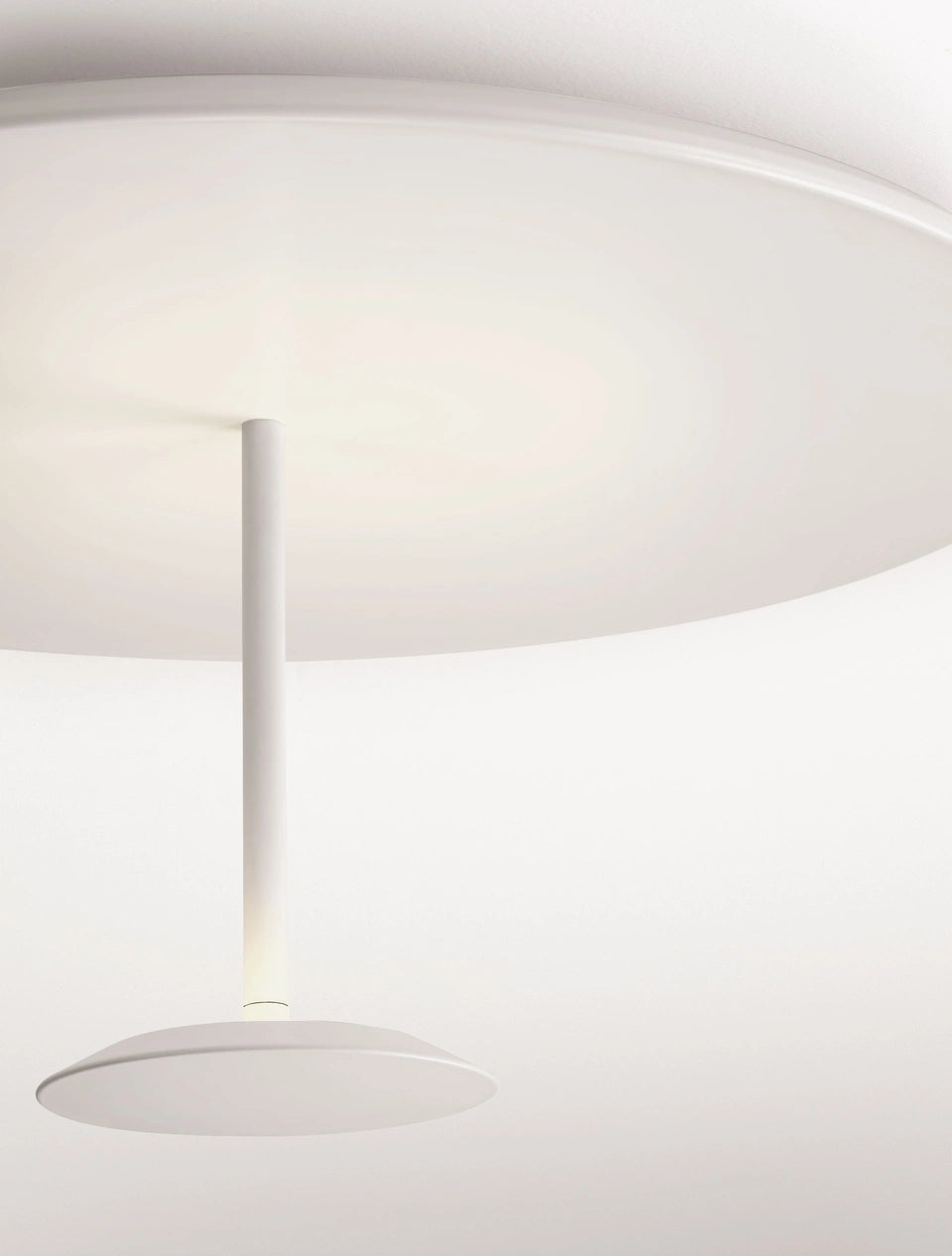IMA Sandy White Medium Semi-Flush Ceiling Light - ID 14817