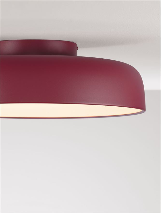 NOE Bordeaux 50cm Deep Bowl LED Flush Ceiling Light - ID 14576