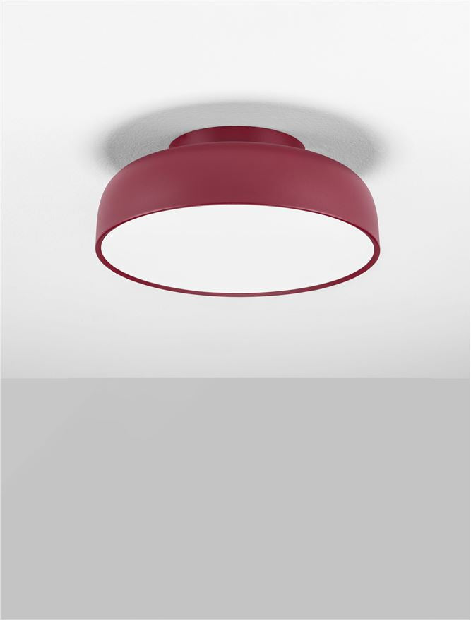 NOE Bordeaux 40cm Deep Bowl LED Flush Ceiling Light - ID 14573