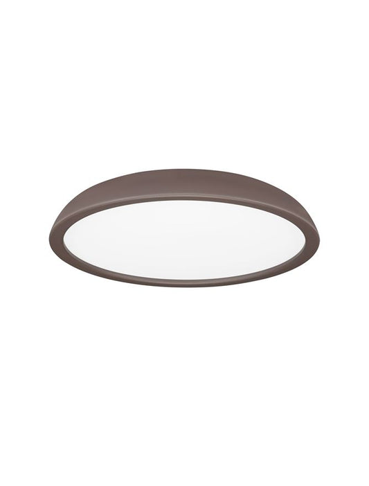 FEL Brown Steel 60cm LED Flush Ceiling Light - ID 14570