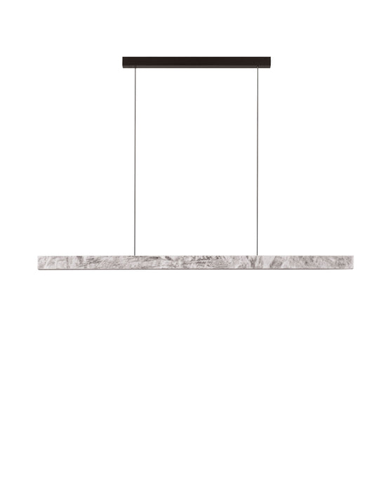VAL Natural Marble Stone Ring Linear Pendant - ID 14343