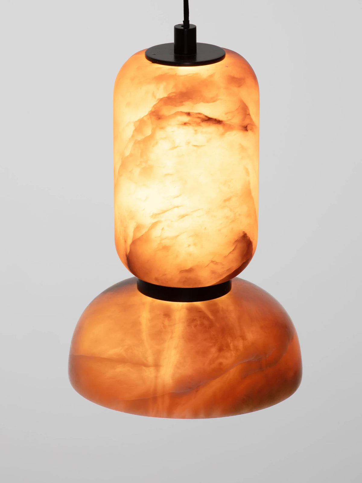 ERO Large Brown Alabaster LED Pendant - ID 15082