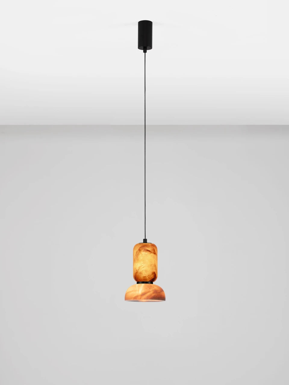 ERO Large Brown Alabaster LED Pendant - ID 15082