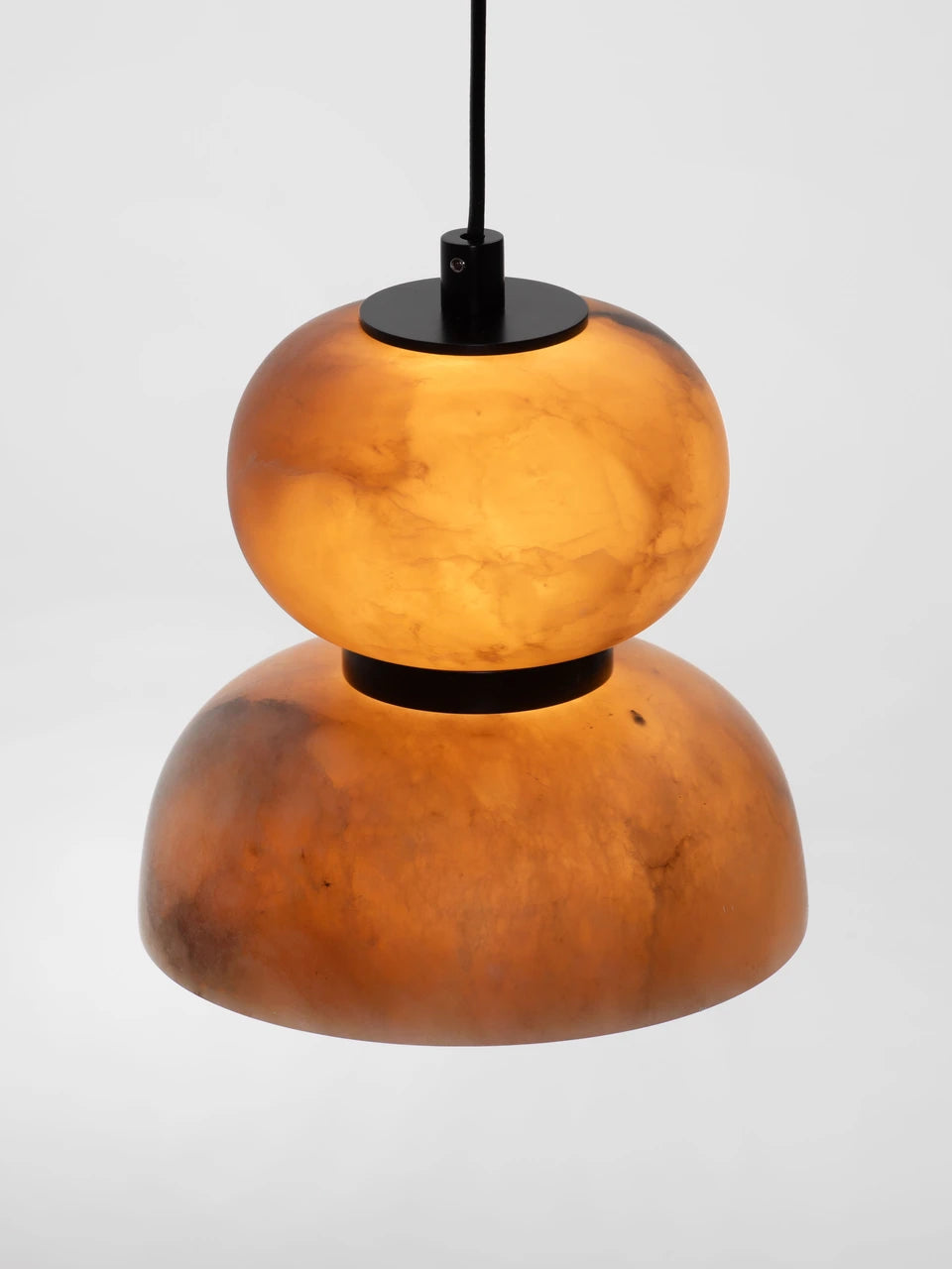 ERO Small Brown Alabaster LED Pendant - ID 15081