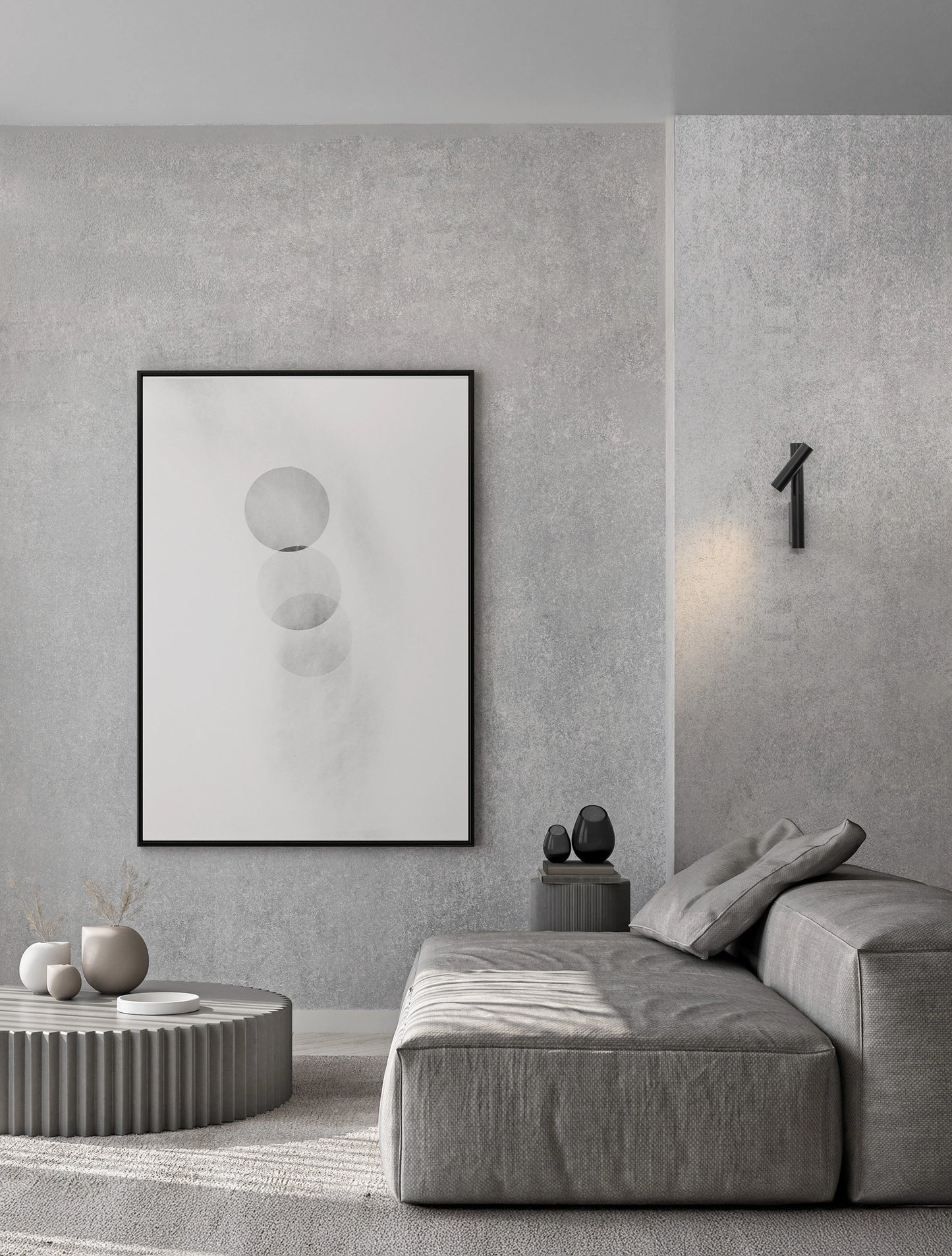 ORC Sandy Black Adjustable Wall Light With 3 Step Touch Dim - ID 14824