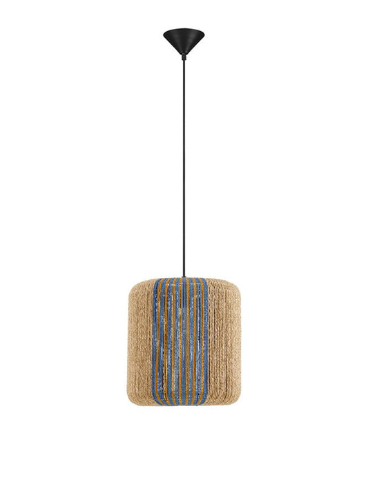 ABB Natural Pendant with Blue & Yellow Rope Detail  - ID 13599