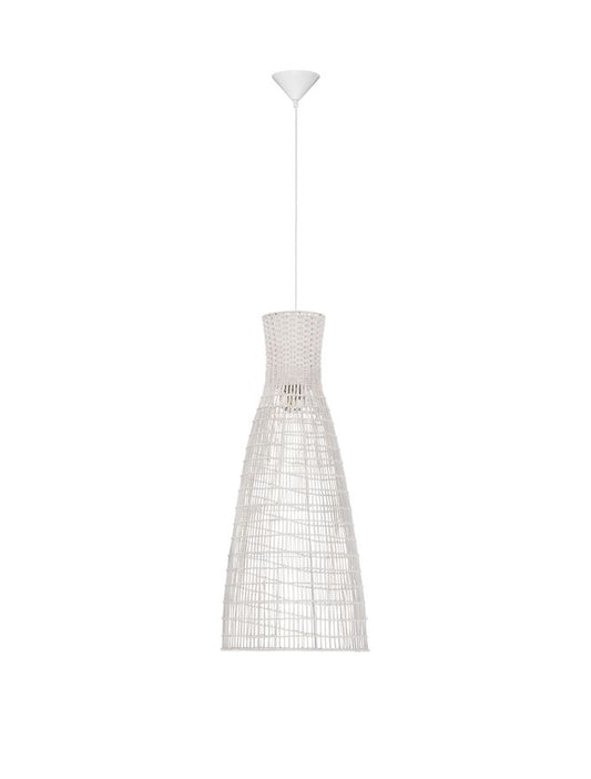 NIR White Natural Rattan Pendant Large - ID 13763