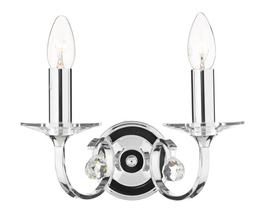 Allegra Polished Chrome Wall Light - London Lighting - 1