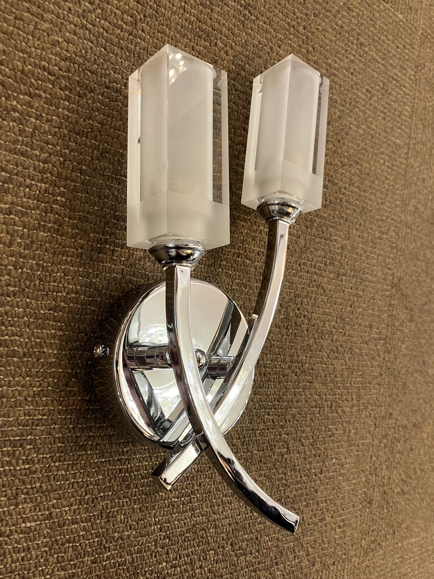 där Morgan Double Wall Bracket Polished Chrome - EX-DISPLAY