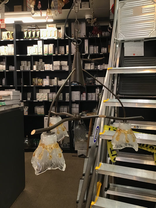 Designer Italian Hand Made Pendant Light - Reduced To Clear - ID NA