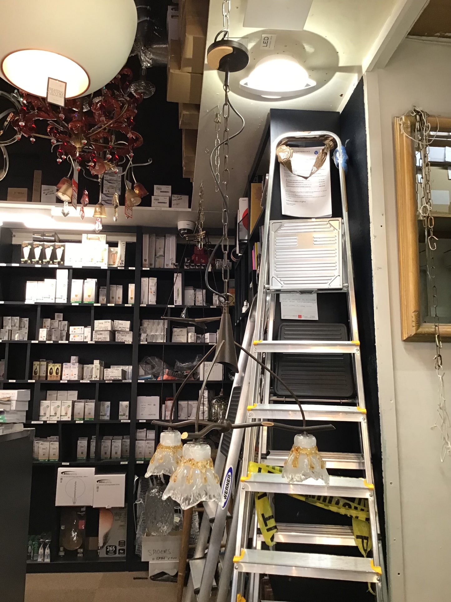 Designer Italian Hand Made Pendant Light - Reduced To Clear - ID NA