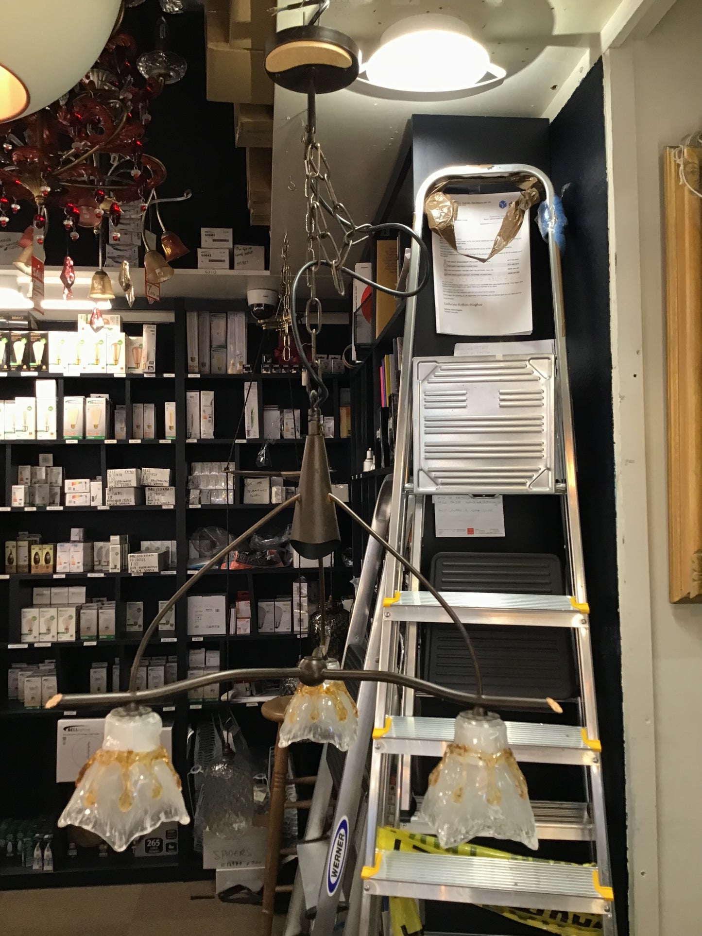 Designer Italian Hand Made Pendant Light - Reduced To Clear - ID NA