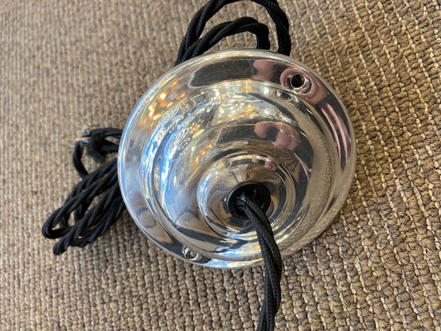 David Hunt DALLAS Polished Chrome Single Pendant - ID 4860 - EX-DISPLAY