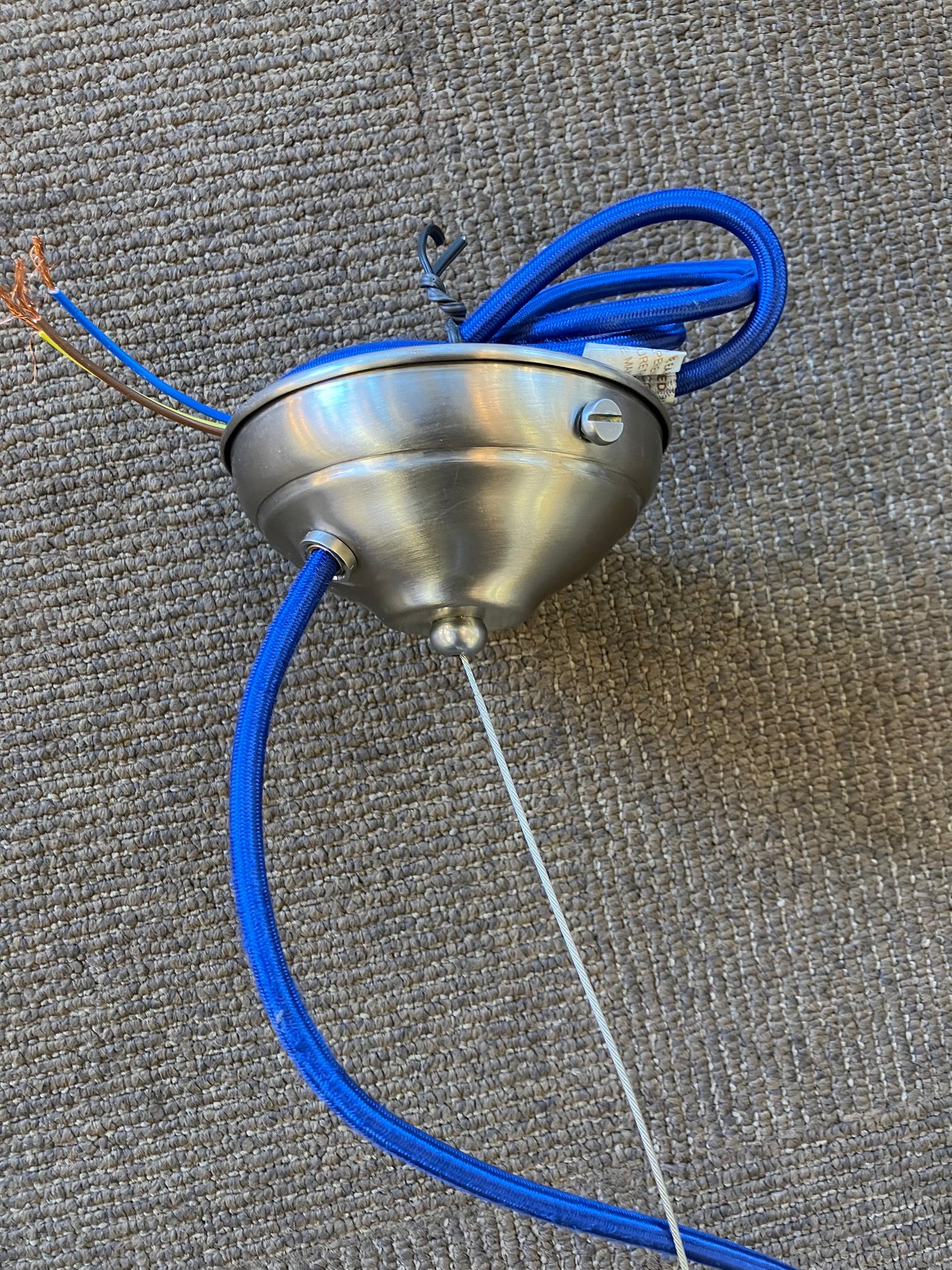 Small Bespoke Prismatic Glass Pendant - EX-DISPLAY