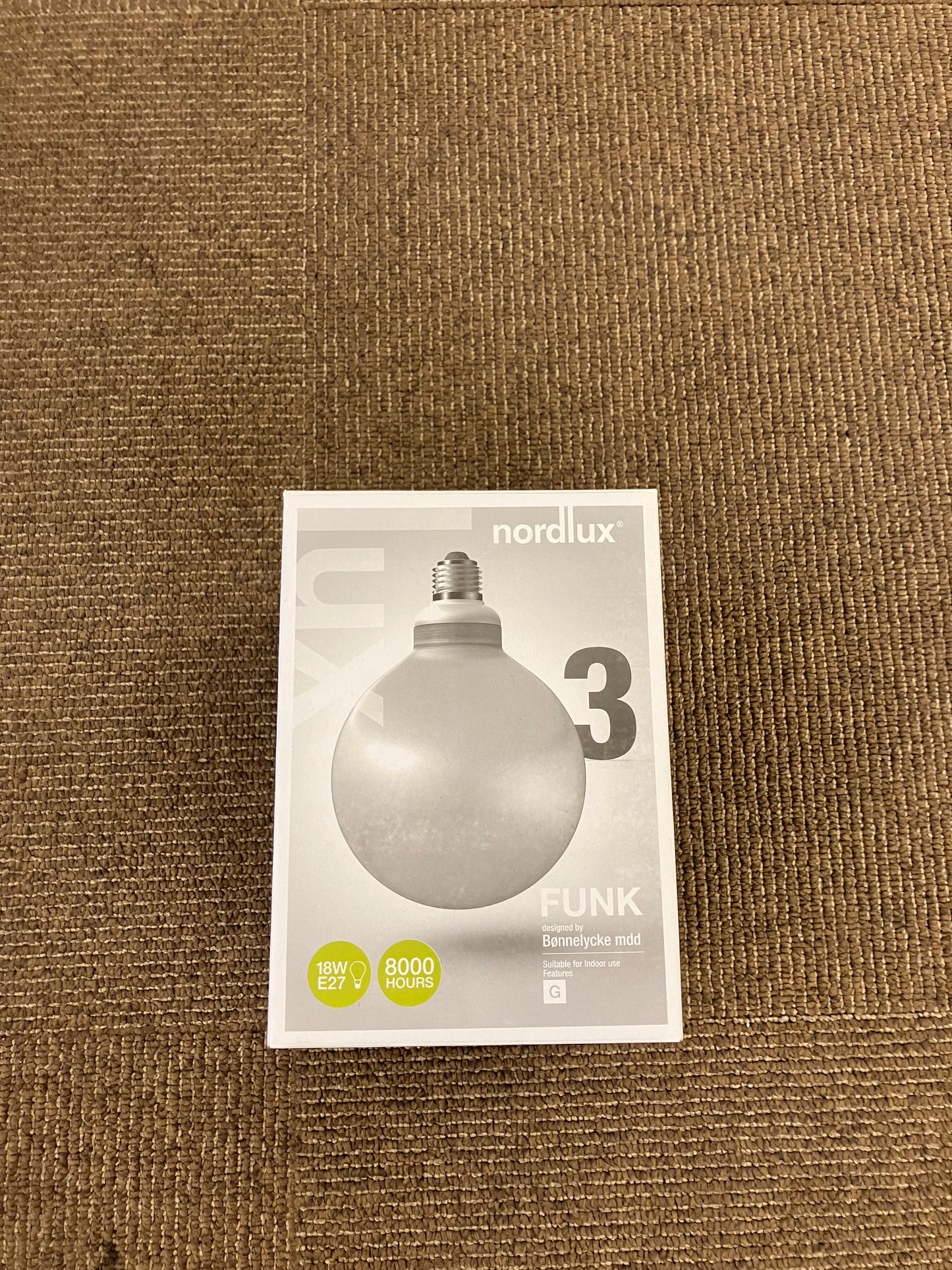 Nordlux FUNK large low energy 18watt ES CFL Lamp