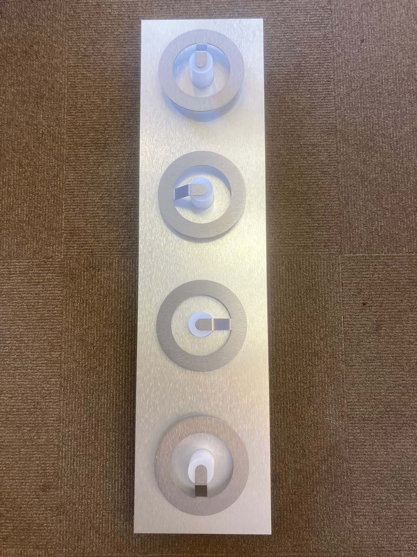 Grossmann Q Four Lamp Ceiling Light In Aluminium & light Grey - ID 10526 - EX Display