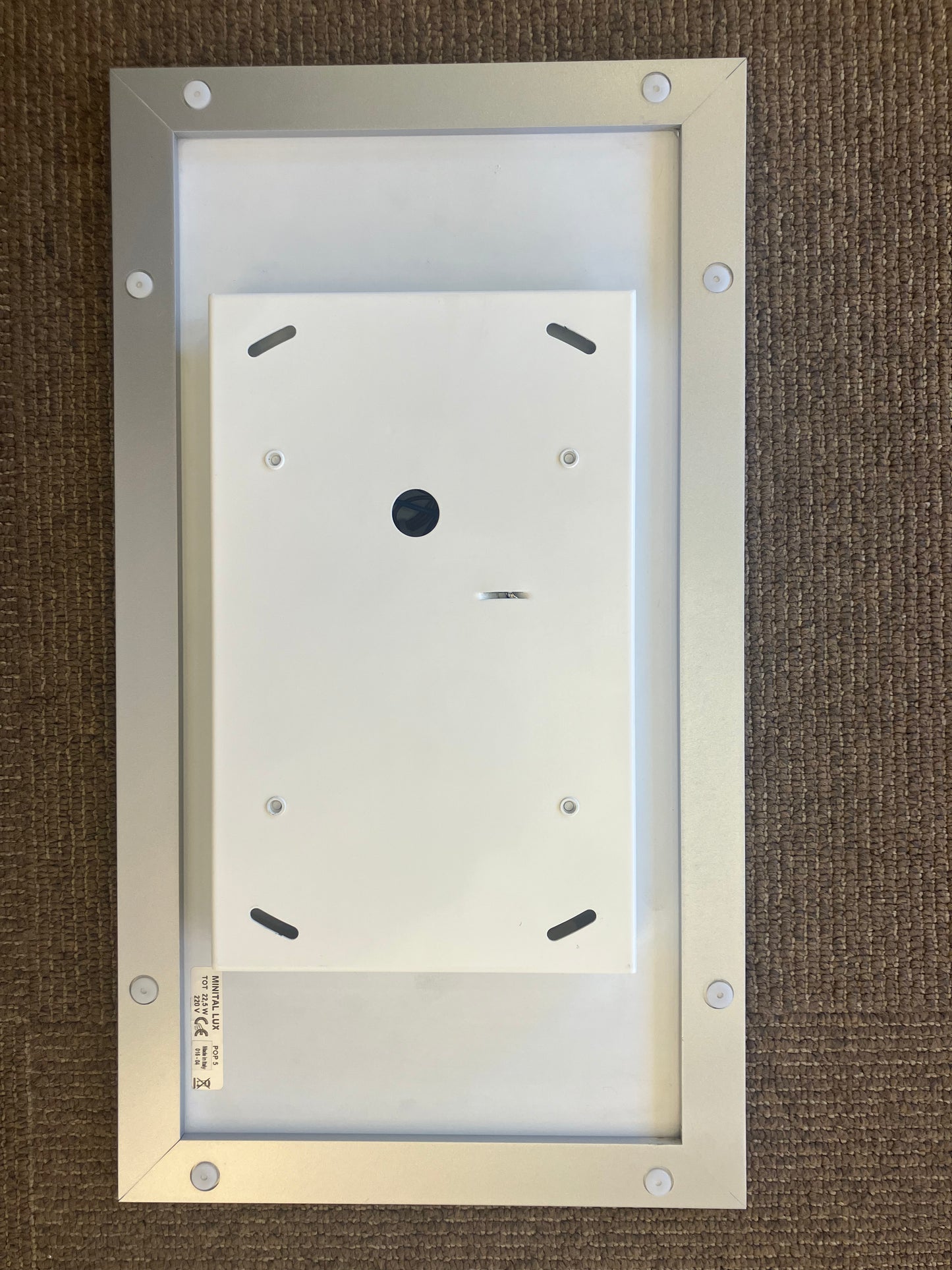 Icone POP5 LED Surface Mounted White & Aluminium Ceiling Light - ID 6753 - EX-DISPLAY