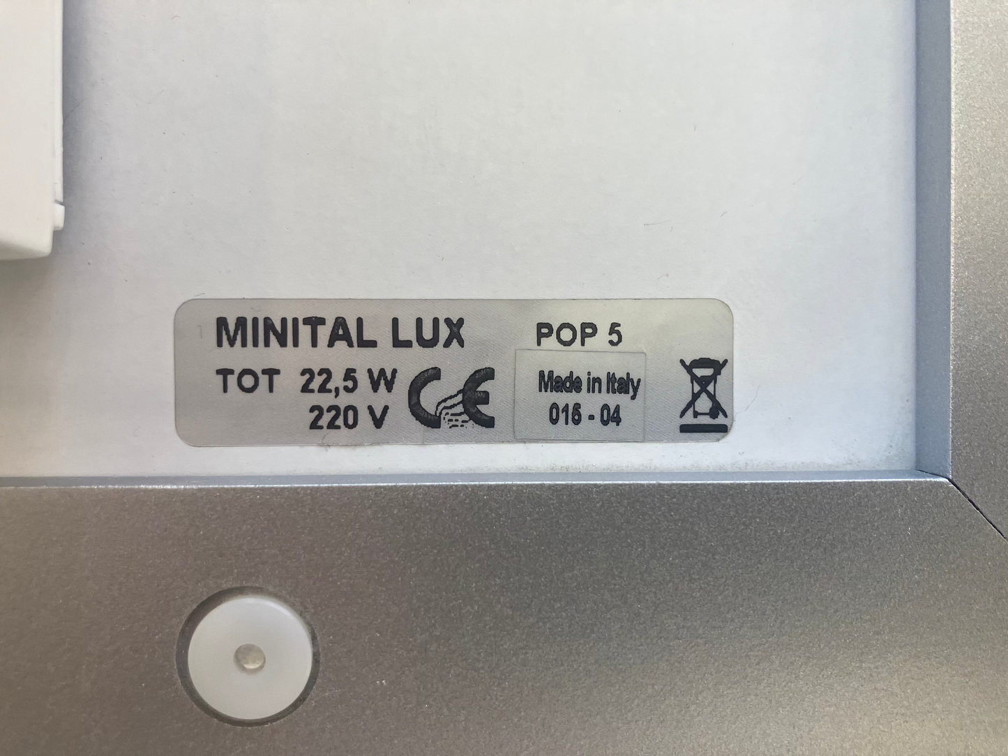Icone POP5 LED Surface Mounted White & Aluminium Ceiling Light - ID 6753 - EX-DISPLAY