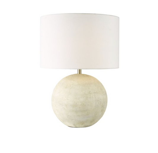 Round Stone Table Lamp - ID 14331