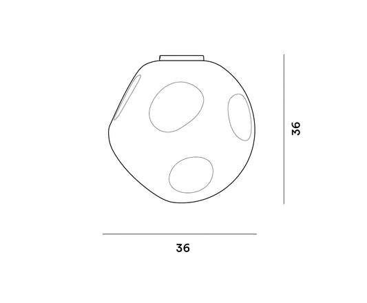Foscarini Hoba Ceiling Light Large (Grande)