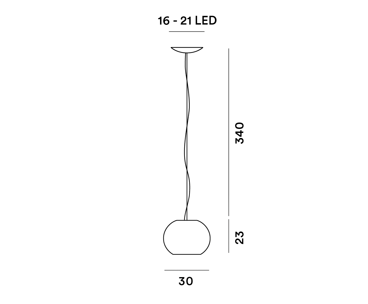 Foscarini Buds 3 LED Pendant - On/Off