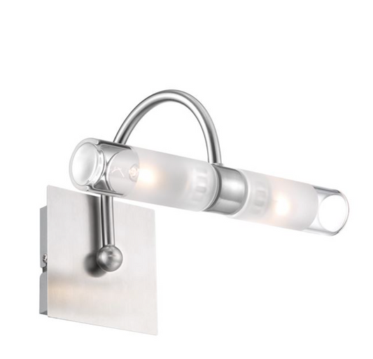 NL DRITTO Bathroom Wall Light, Chrome - ID 13137 - CLEARANCE