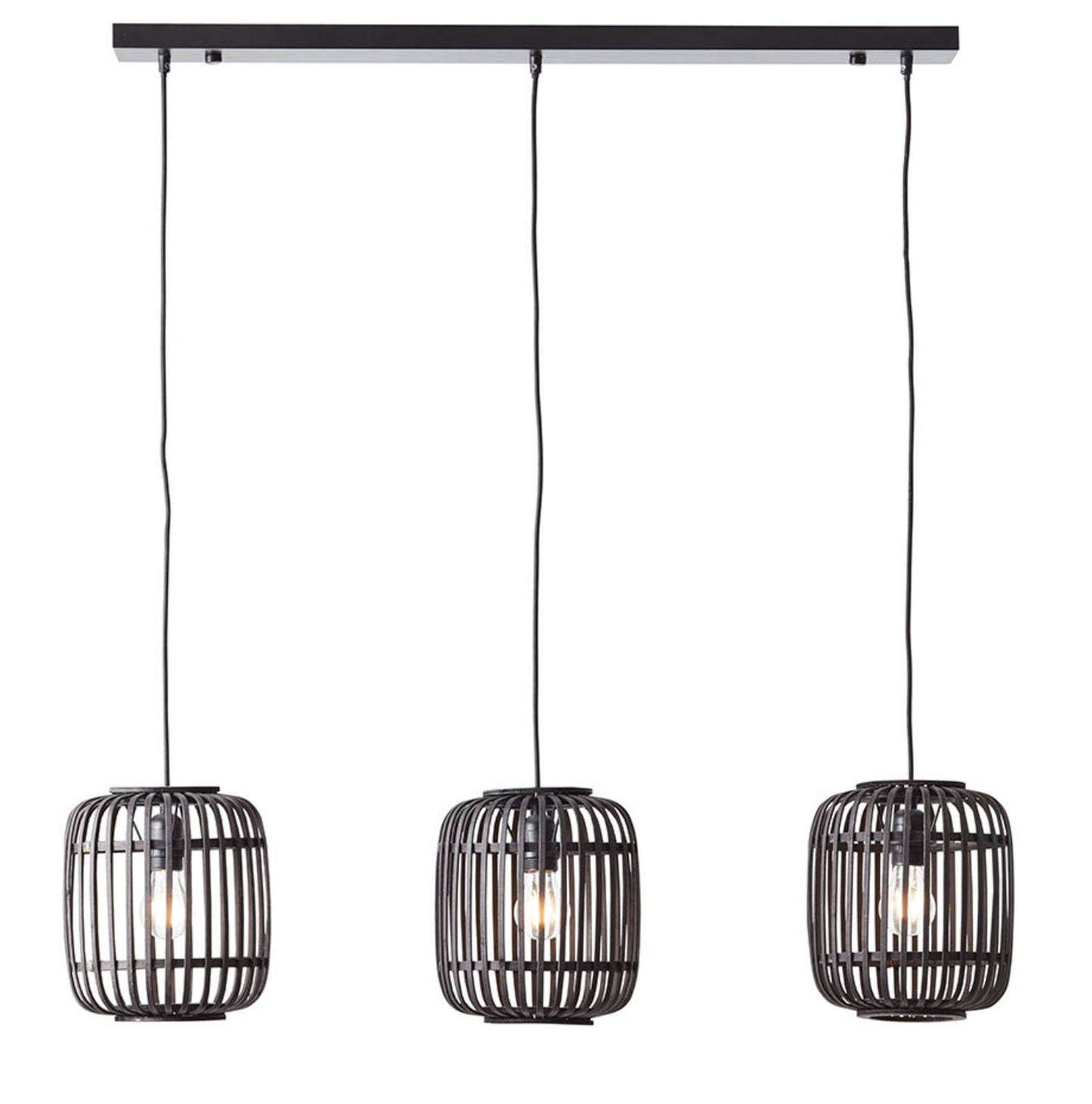 3lt Linear Pendant, Matt Black - ID 12622