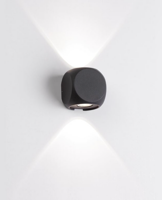 Zavi Miniature Up & Down Wall Light Black - ID 13050