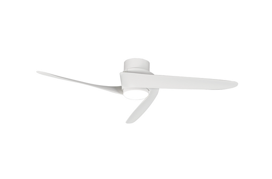 LED Ceiling Light With Built In Fan, White - ID 13130