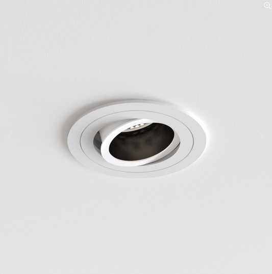 Astro Pinhole Slimline Round Adjustable Fire-Rated Downlight - CLEARANCE