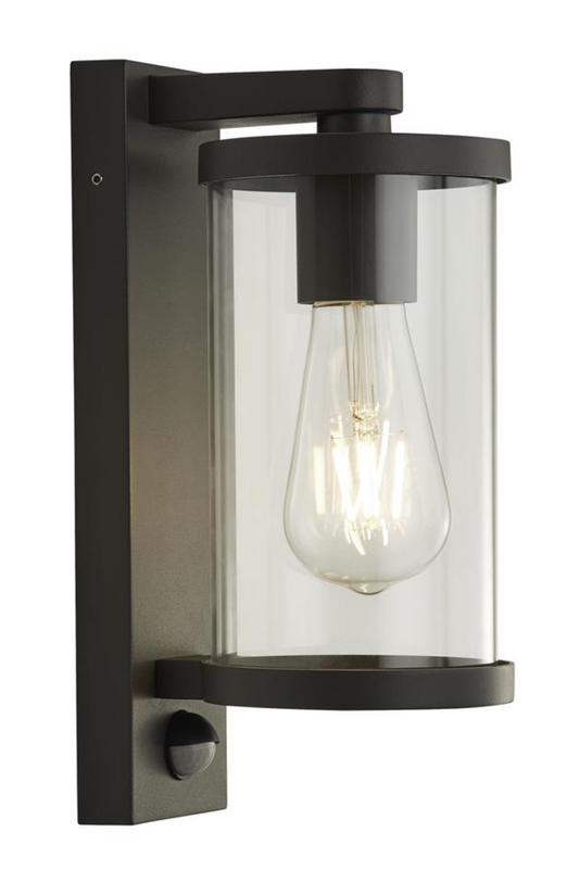 Outdoor Wall Light, PIR, Black - ID 13369 - DISCONTINUED