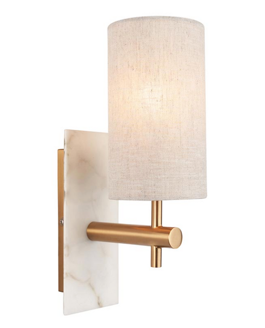 MBL Brass & Marble Wall Light - ID 13525