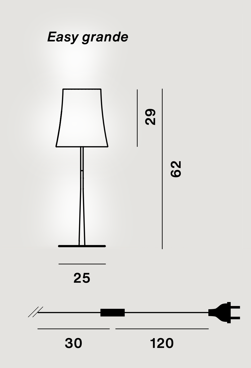 Foscarini Birdie Easy Grande Table Lamp