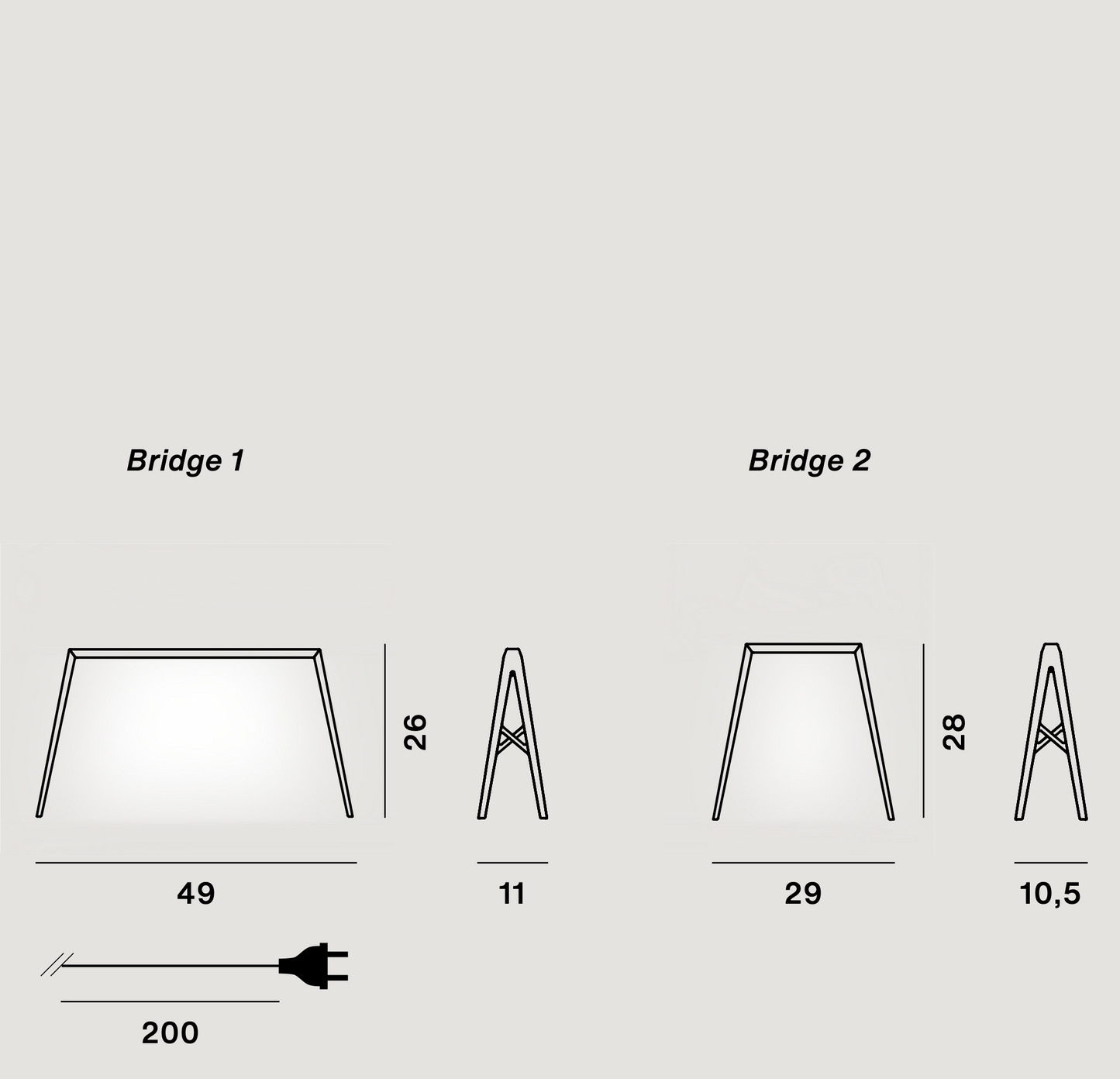 Foscarini Bridge 2 Table Lamp