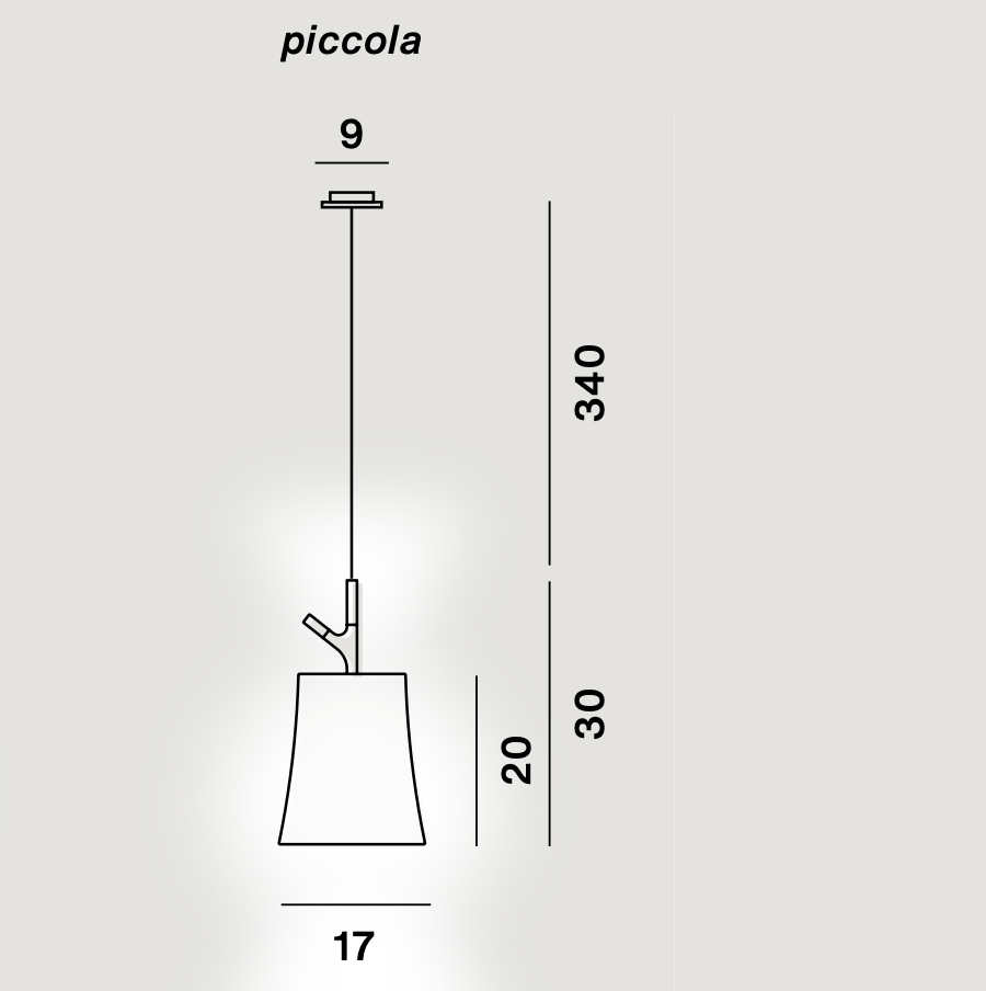 Foscarini Birdie Pendant - Small (Piccola)