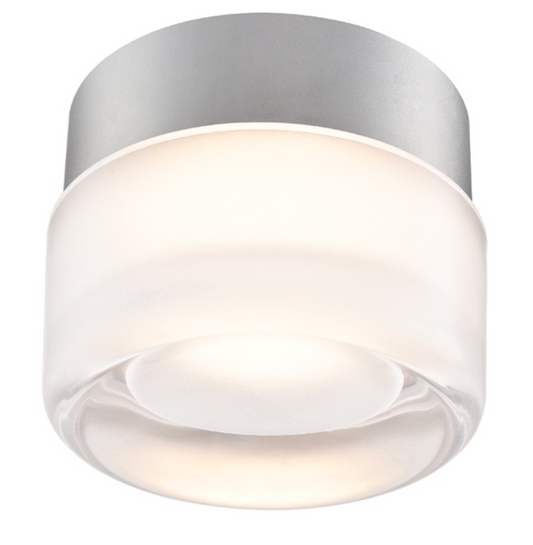 Rouel Opal Glass & Grey LED Wall or Ceiling Light - ID 13739