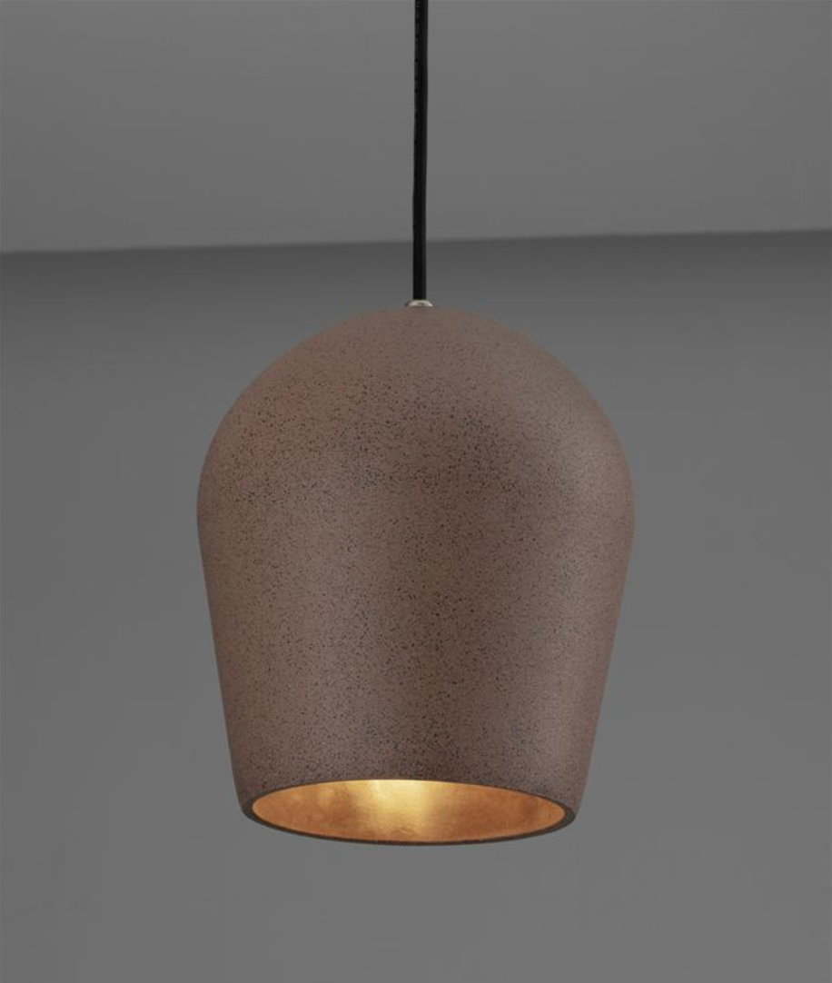 NL Oimo Red Sandstone Small Concrete IP55 Outdoor Pendant - ID 13776