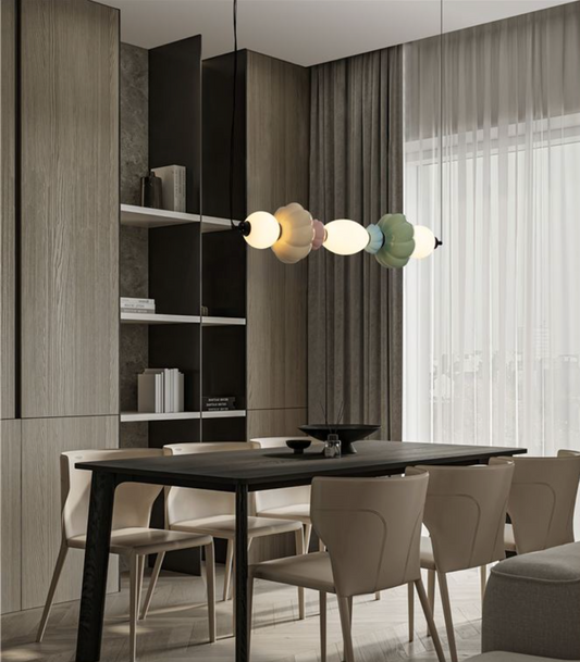 NL Boneta Linear Coloured Glass Pendant - ID 13821
