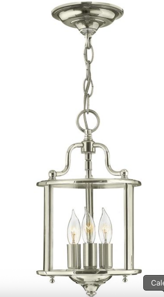 Sydenham Polished Nickel Small Pendant 3 Lights - ID 13905
